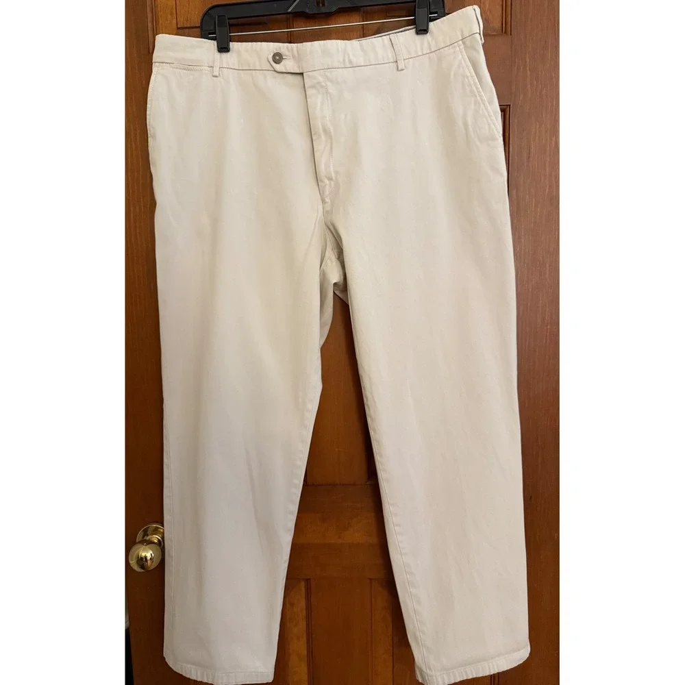 Ballin Mansfield‎ Pants Mens 38x28* Beige Relaxed Fit Pima Cotton Chino